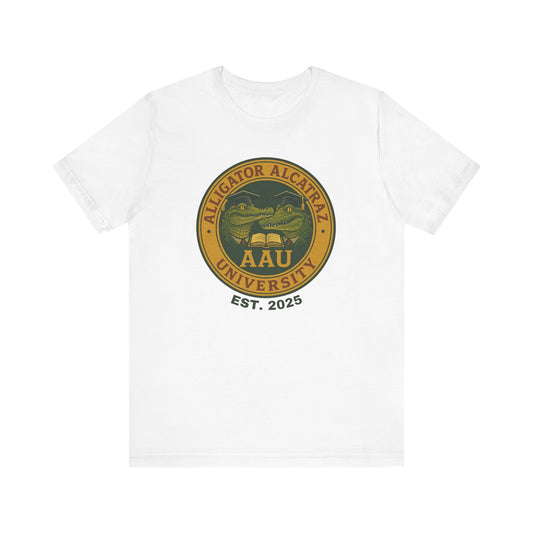 Alligator Alcatraz University Tee, Fun Unisex Shirt