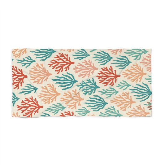 Coral Reef Beach Towel - Vibrant, Eco-Friendly Towel for Summer Fun
