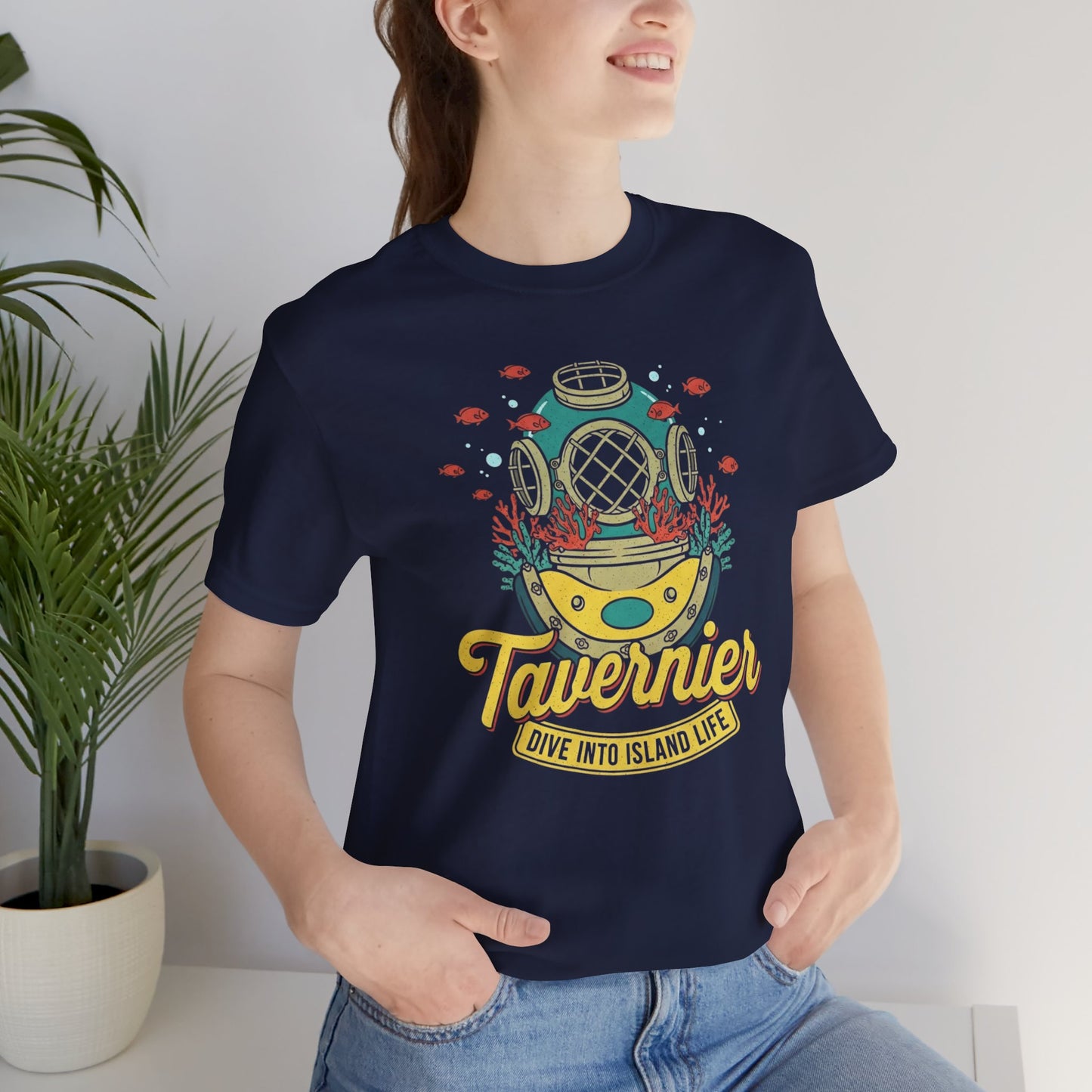 FLORIDA KEYS COLLECTION Tavernier Dive Into Island Life Tee, Beachwear, Summer Vibes
