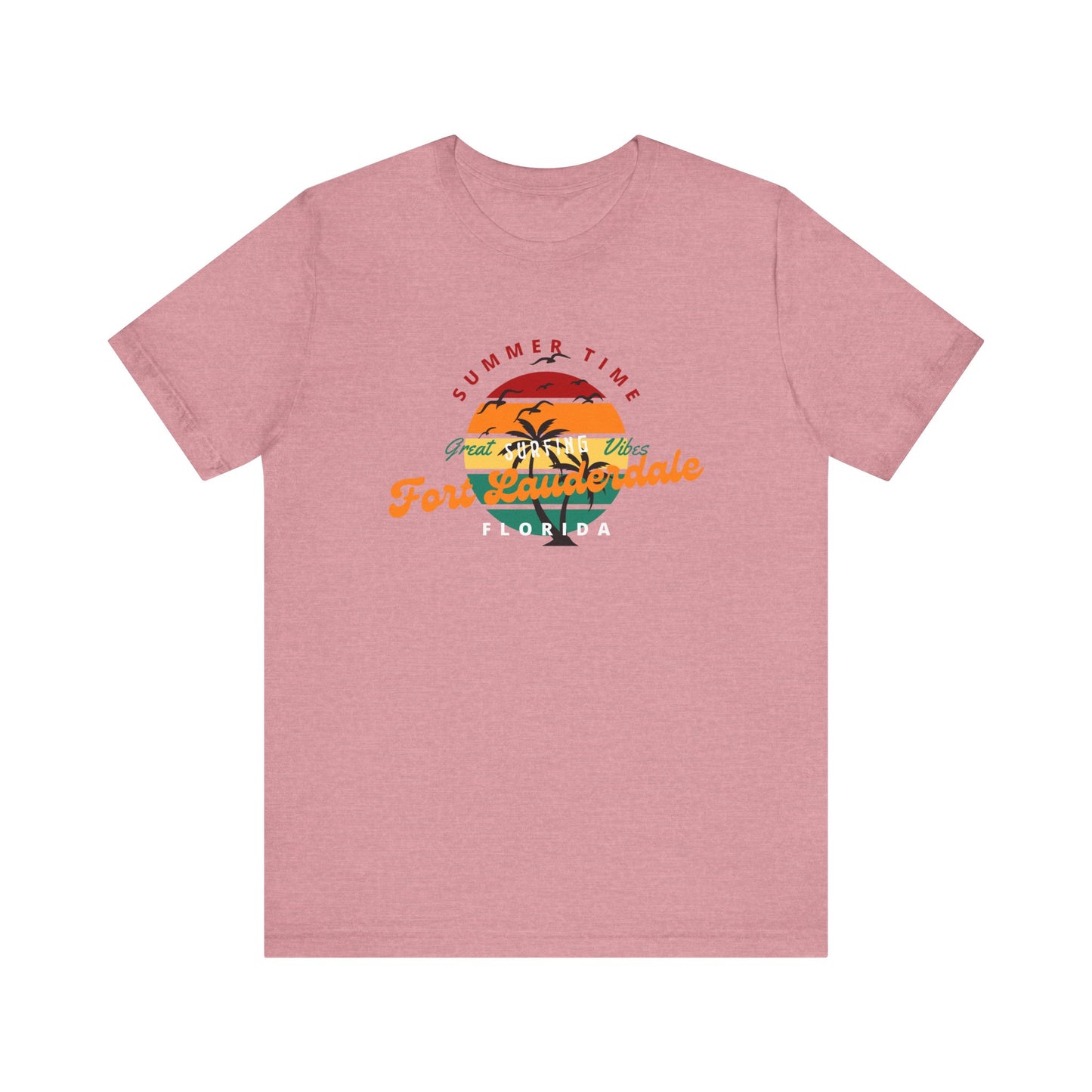 Fort Lauderdale Summer Vibes Tee - Unisex Jersey Short Sleeve Shirt