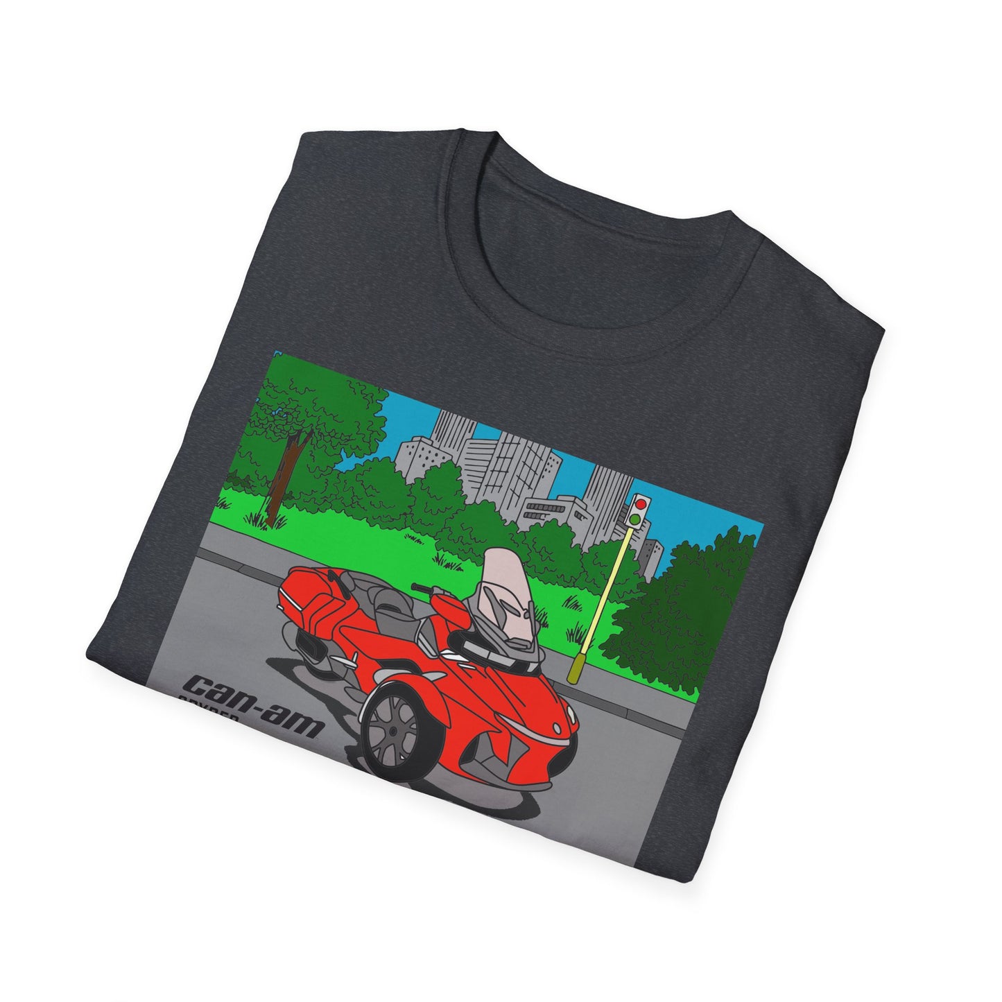 SPYDER Coloring Book Graphic Unisex Softstyle T-Shirt