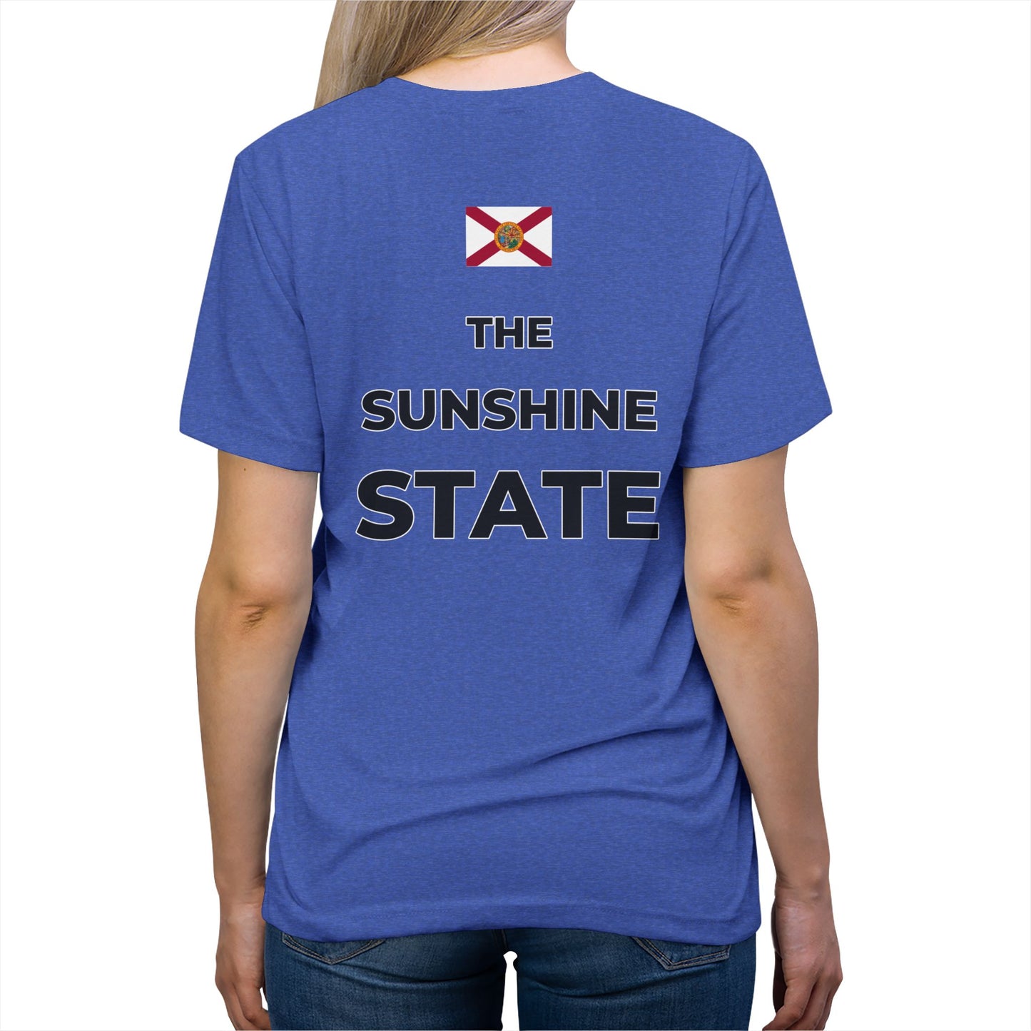 Florida Sunshine State Unisex Triblend Tee - Casual Summer Style