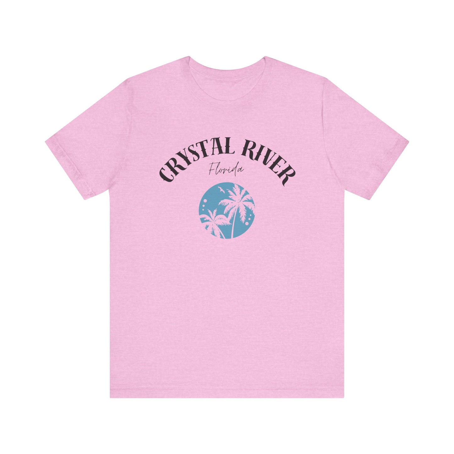 Crystal River Florida Tropical Tee - Unisex Jersey Short Sleeve Shirt