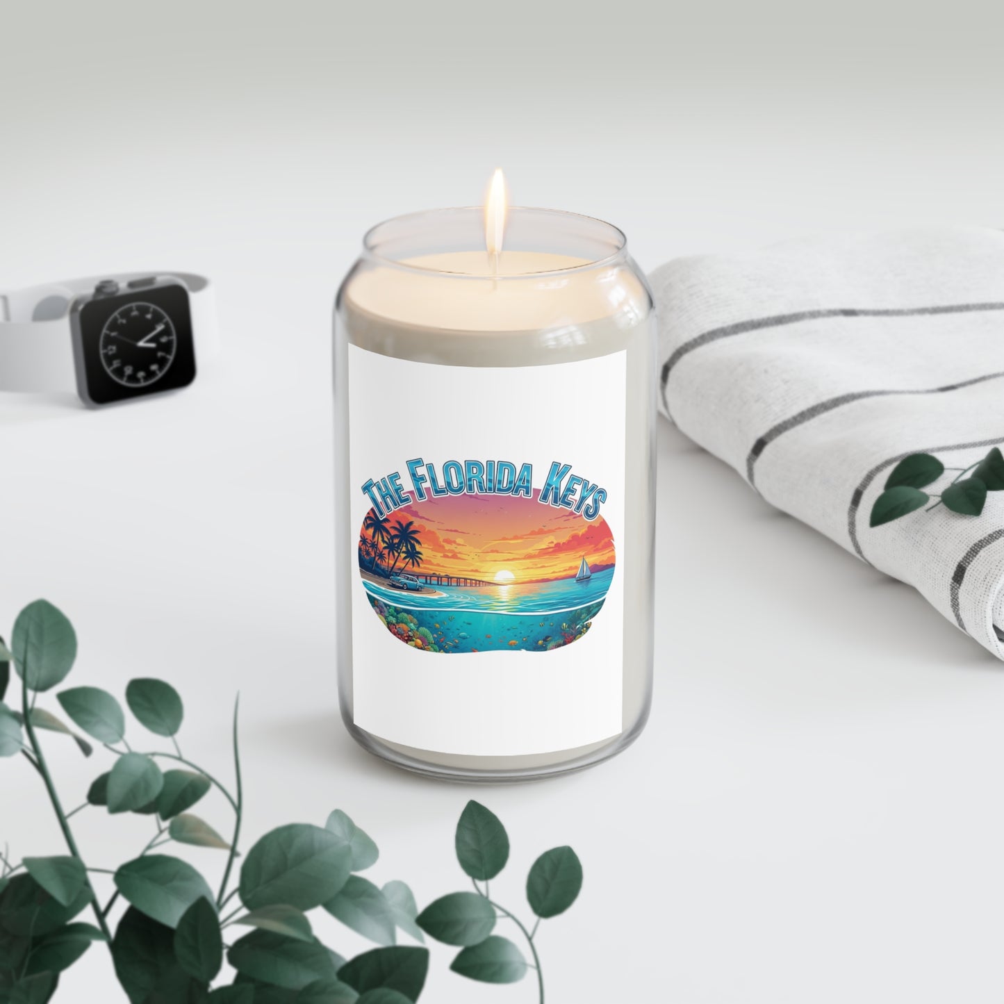 Florida Keys Scented Soy Candles, Relaxing Gift, Aromatherapy Candle, Coastal Living, Beach House Candle