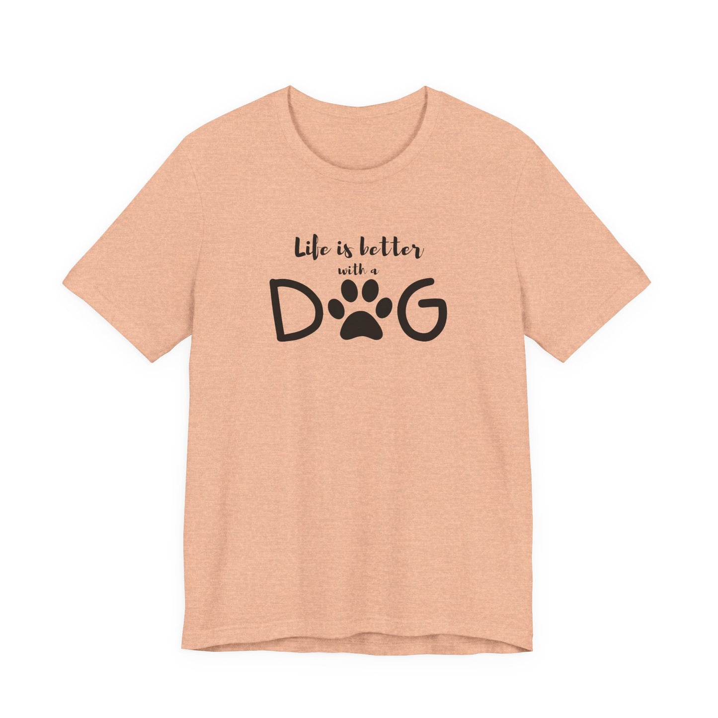 Life is Better with a Dog Unisex Jersey Tee