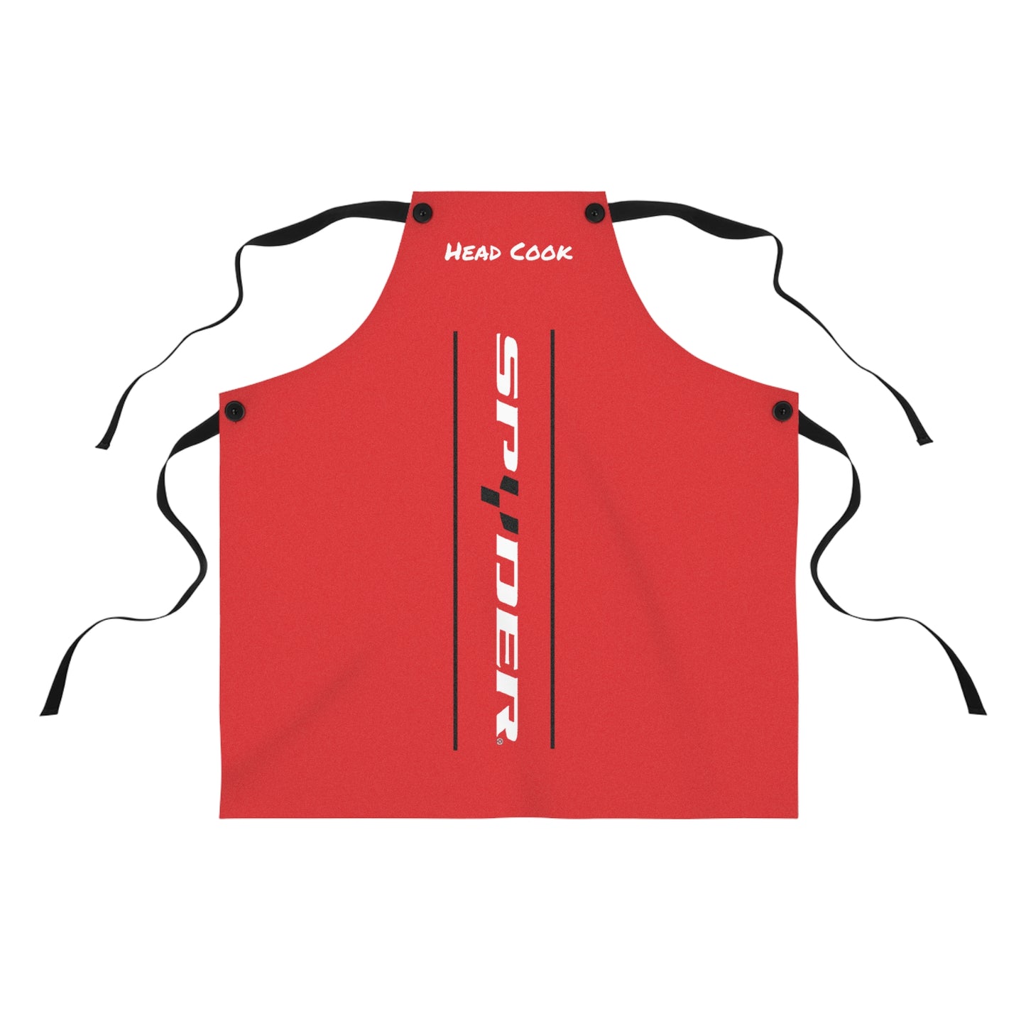 SPYDER VERTICAL HEAD COOK RED Apron