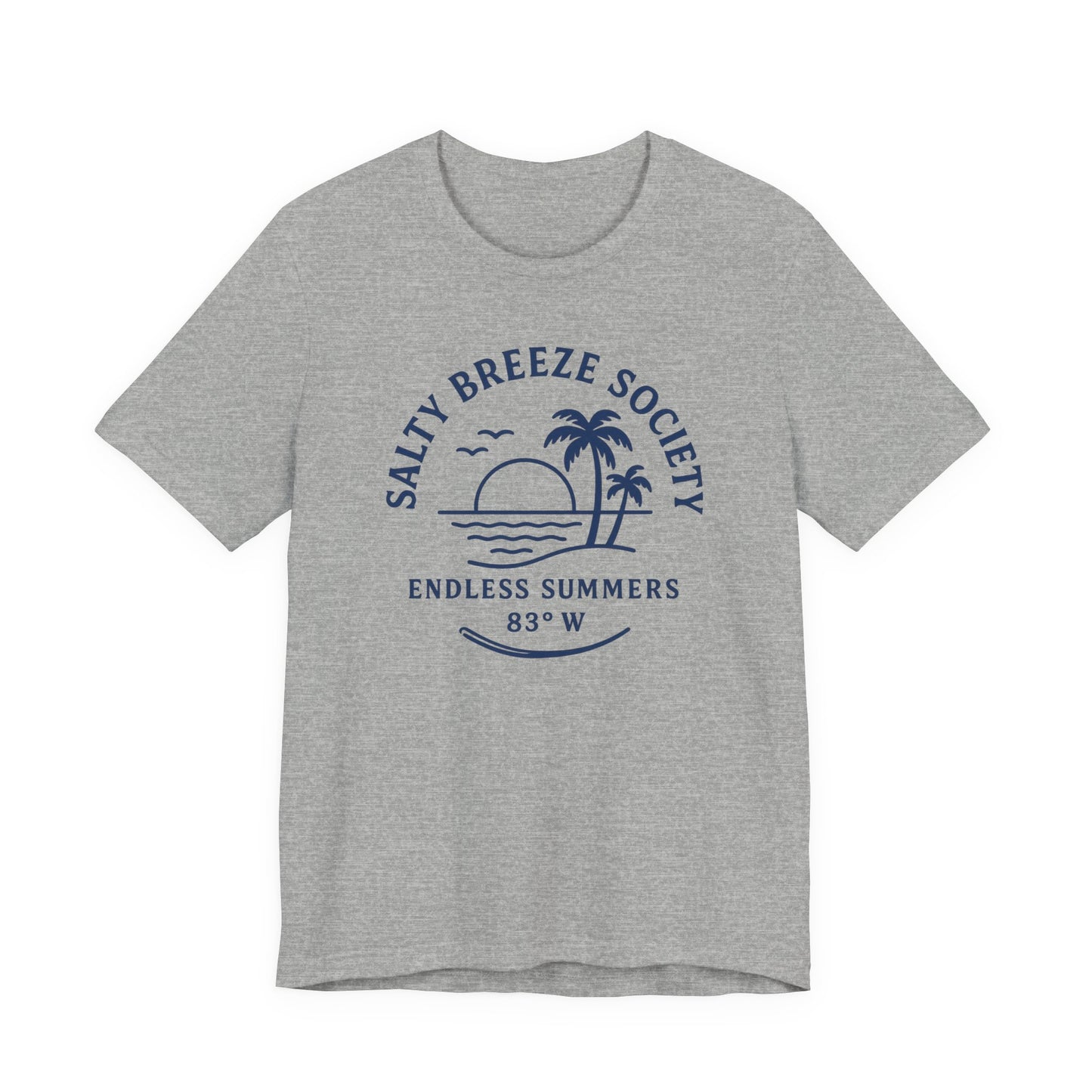 Salty Breeze Society Unisex Short Sleeve Tee - Endless Summers Design