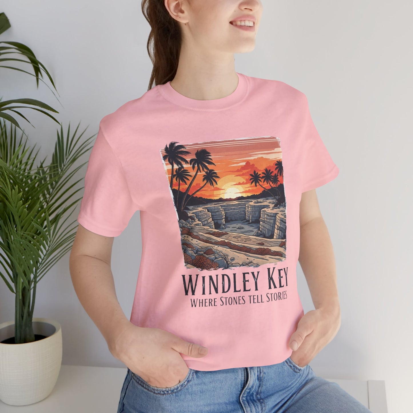 FLORIDA KEYS COLLECTION Windley Key Sunset Tee, Soft Cotton T-Shirt, Beach Vibes Shirt