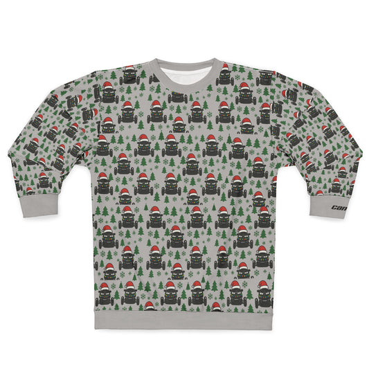 Can-Am Spyder Christmas Lights Sweatshirt — Festive For The Holidays