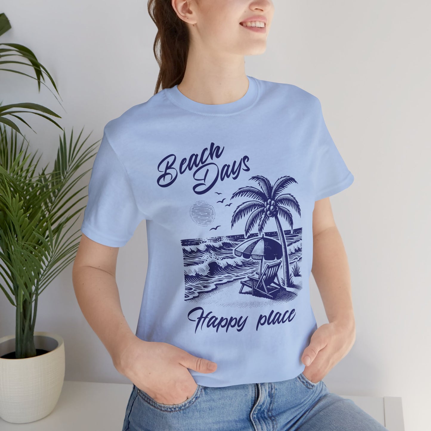 Beach Days Unisex Tee - Summer Vacation Shirt, Island Life Apparel, Coastal Style