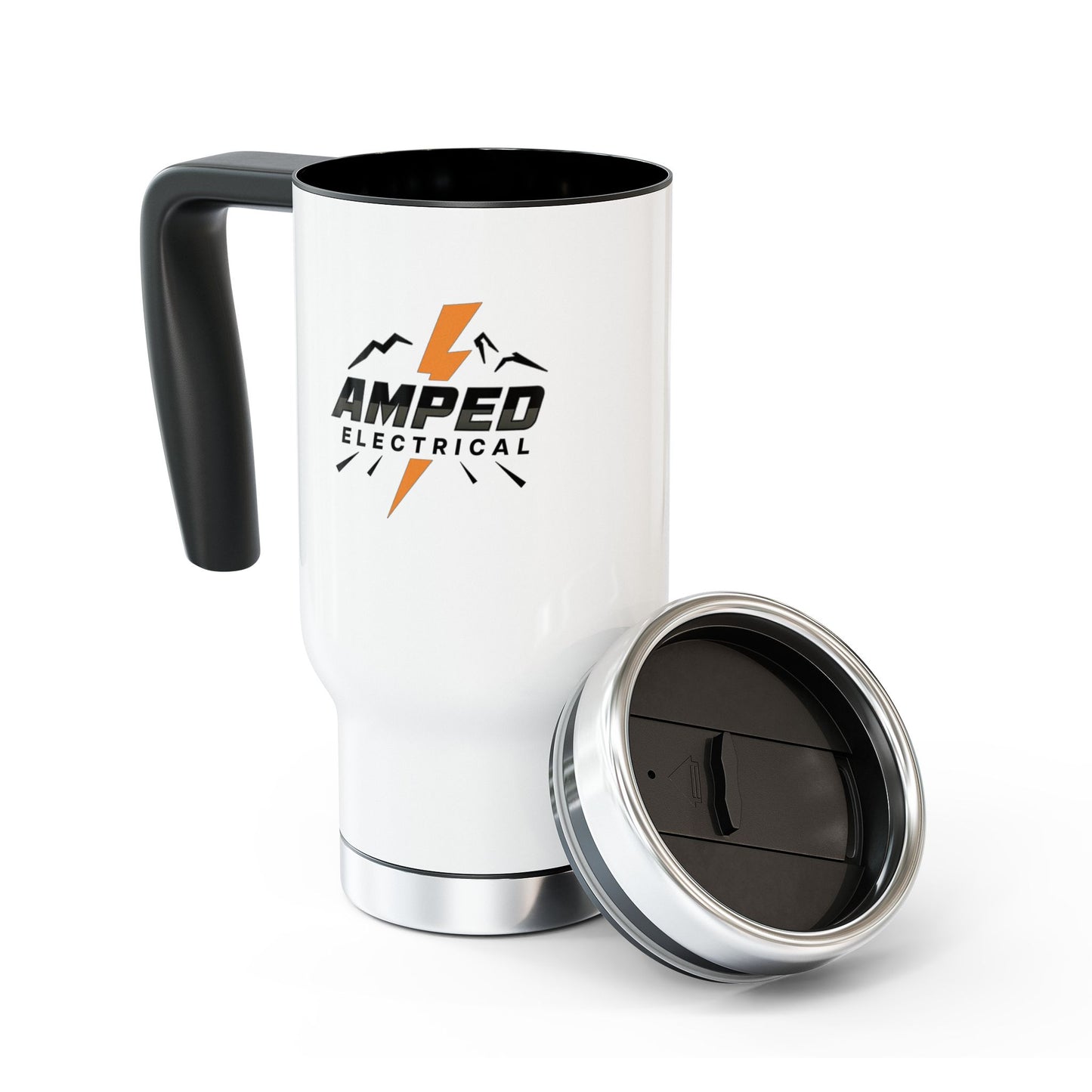 AMPED ELECTRICAL Travel Mug for Coffee Lovers, Insulated Mug, Perfect for Commuting
