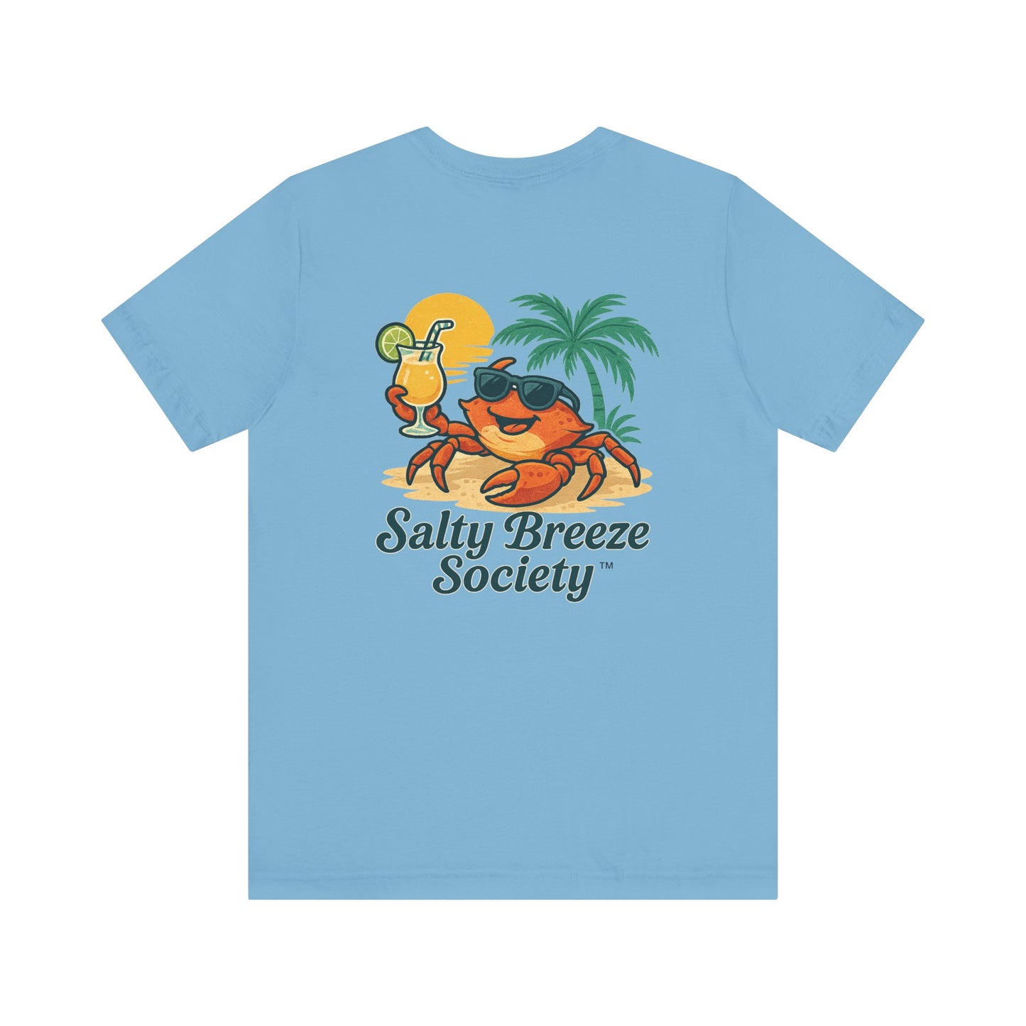 Salty Breeze Society Tee, Beach T-Shirt, Summer Vibes Shirt