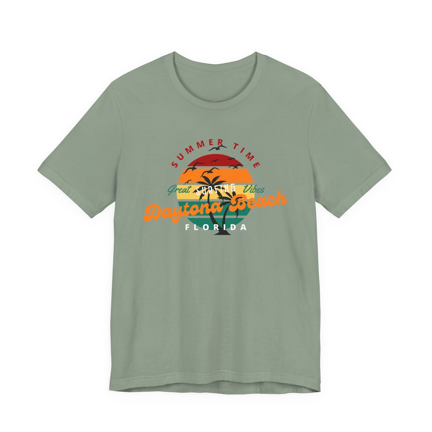 Summer Vibes Daytona Beach Tee - Unisex Jersey Short Sleeve