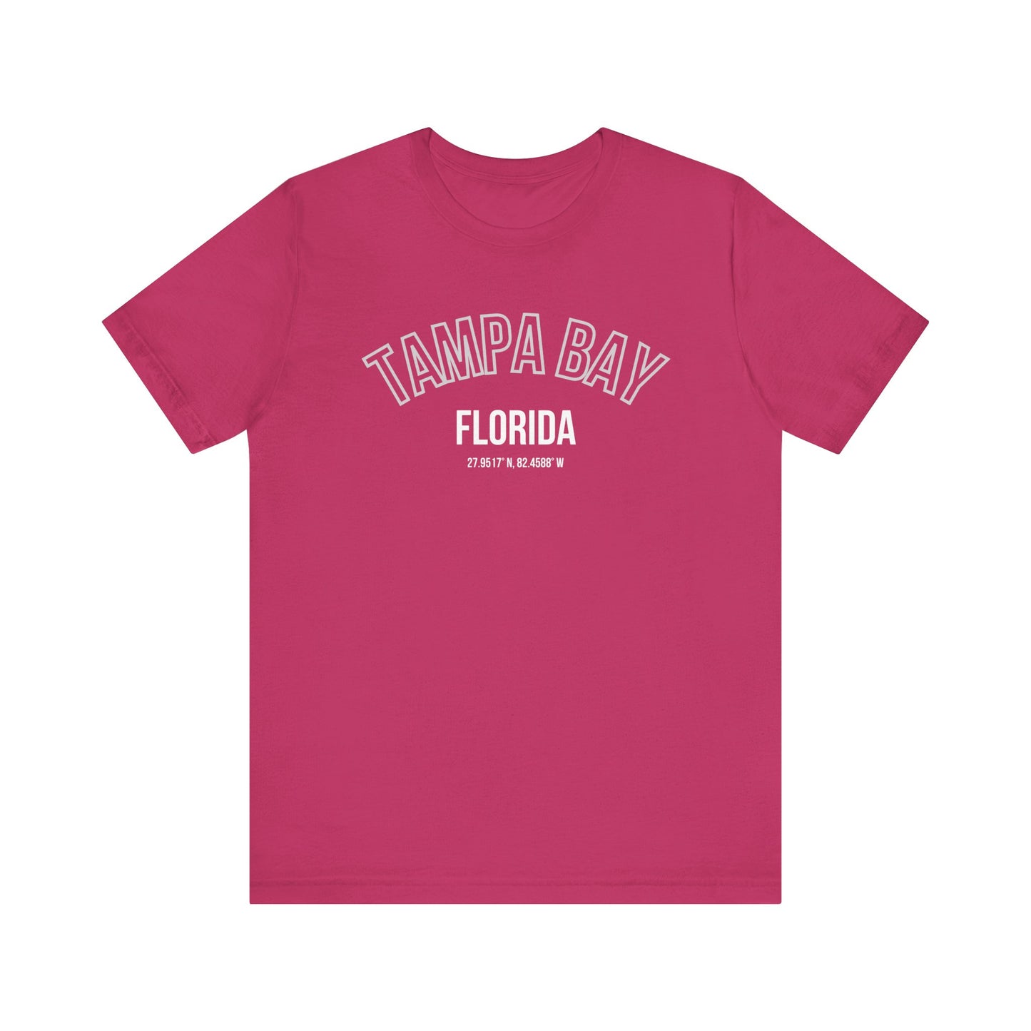 Tampa Bay Florida Unisex Jersey Tee - Casual Summer Style