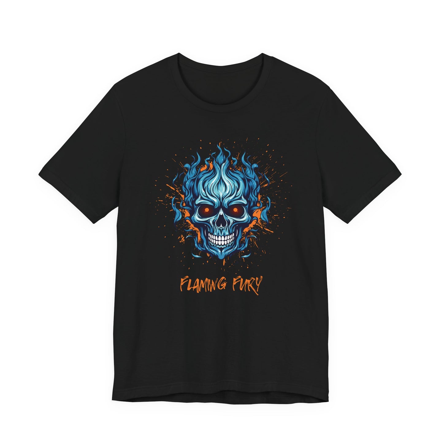 Flaming Fury Graphic Tee for Casual Style