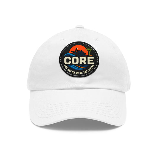CORE Hat with Round Leather Patch | Outdoor Explorer Cap