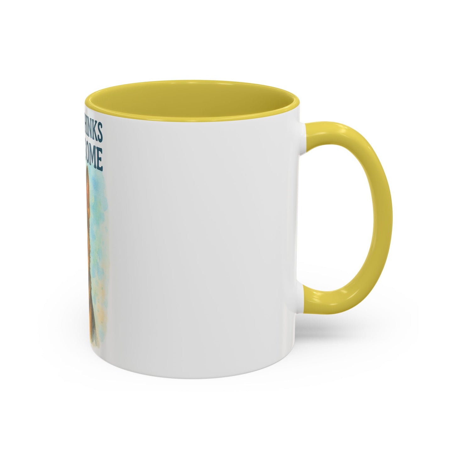 Funny Dog Lover Mug - 'My Dog Thinks I'm Pawsome' - 11oz