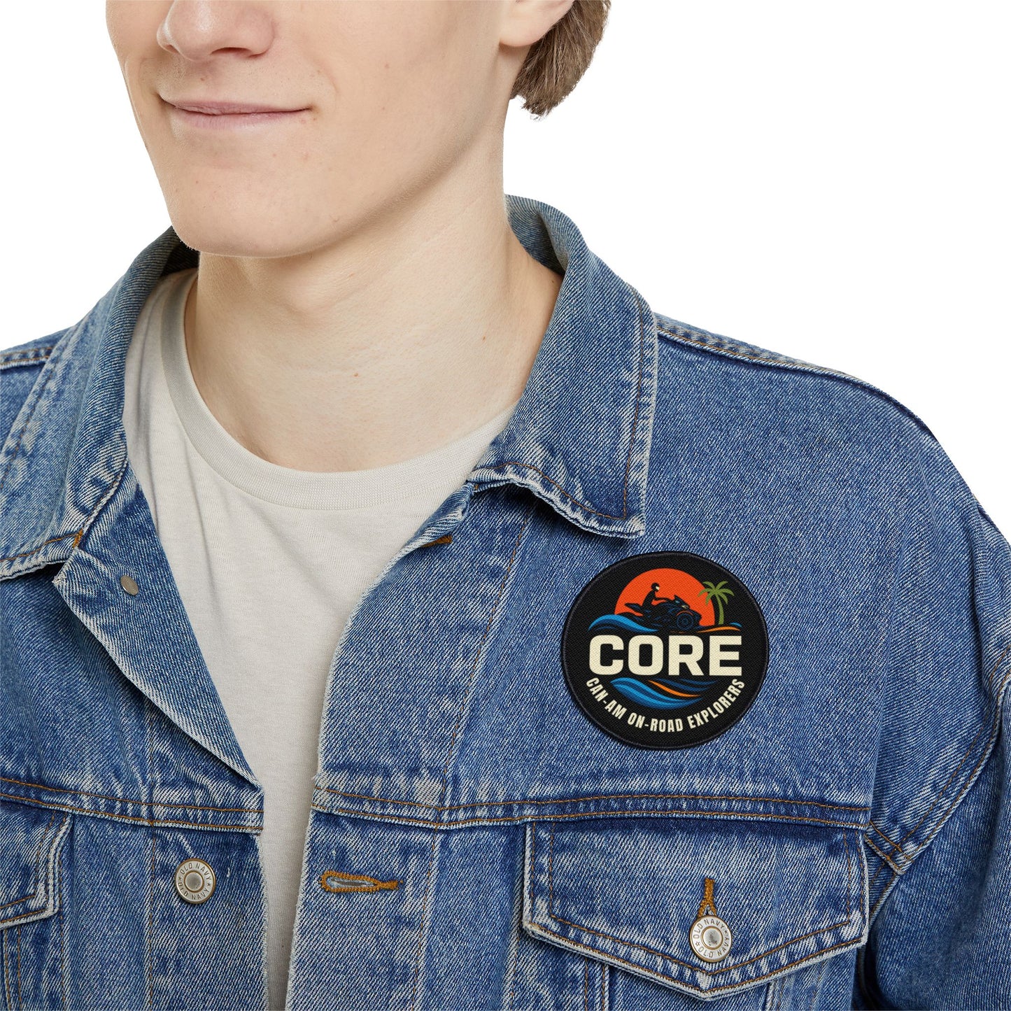 Core Iron-On Patch - 3x3 Circle