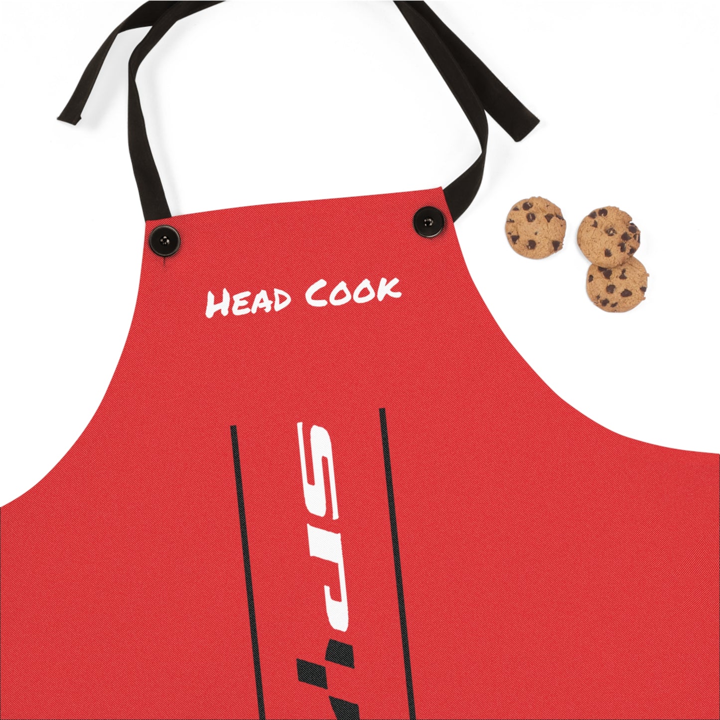 SPYDER VERTICAL HEAD COOK RED Apron
