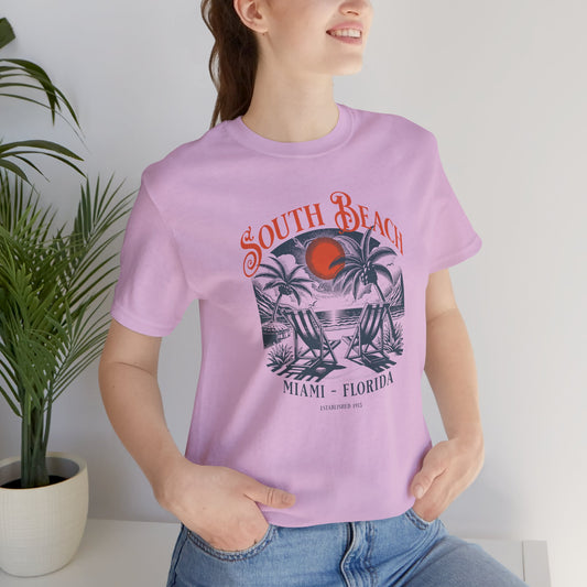 South Beach Miami Unisex Jersey Short Sleeve Tee