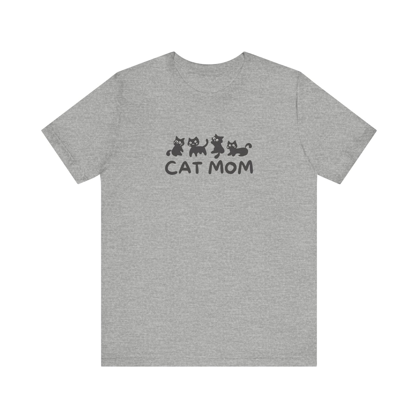 Cat Mom Unisex Jersey Tee - Perfect Gift for Cat Lovers