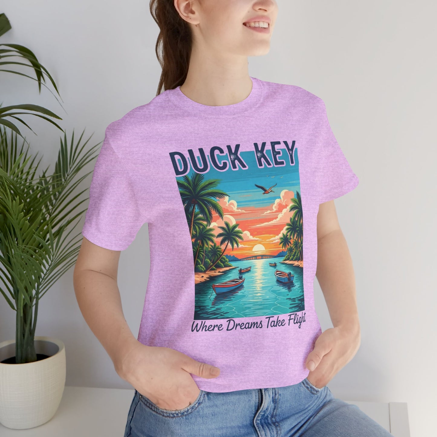 FLORIDA KEYS COLLECTION Duck Key Dreamscape Unisex Tee - Beach Vibes Shirt, Vacation T-Shirt
