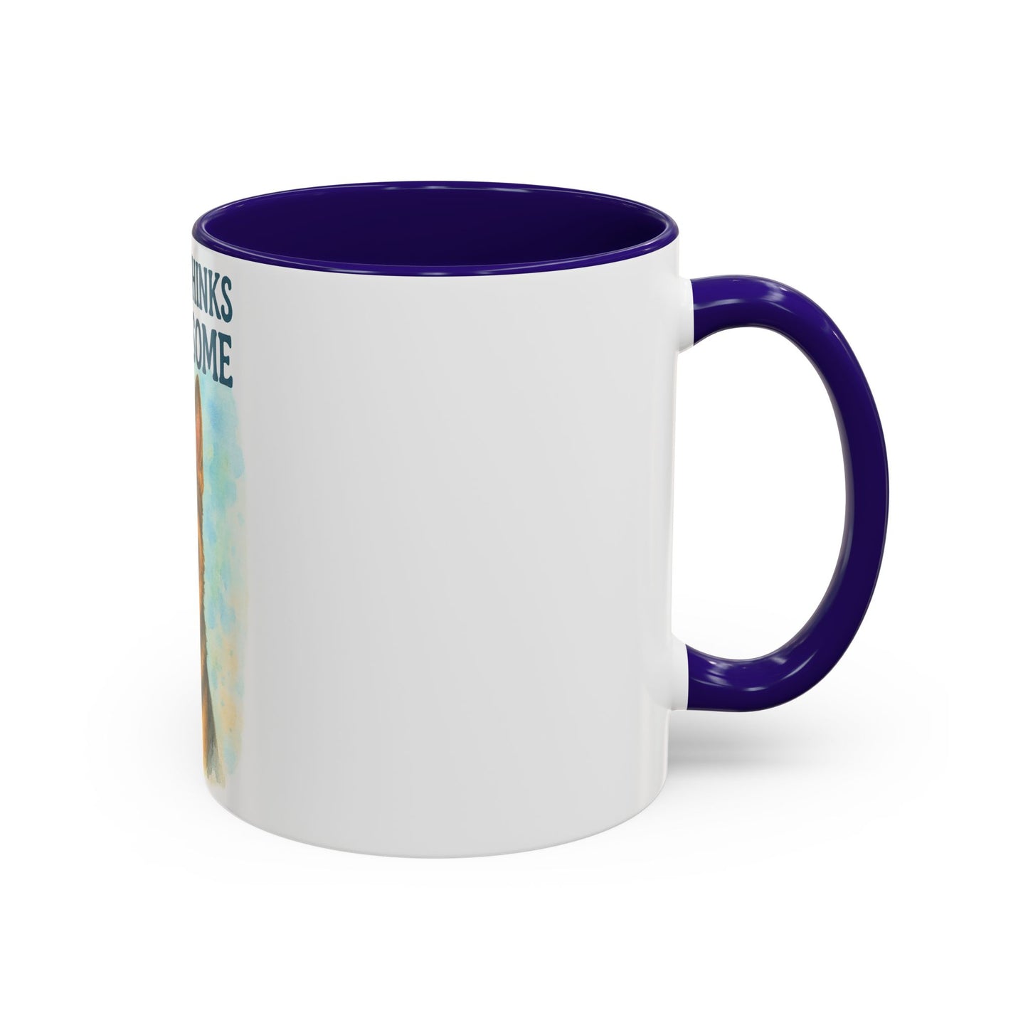 Funny Dog Lover Mug - 'My Dog Thinks I'm Pawsome' - 11oz