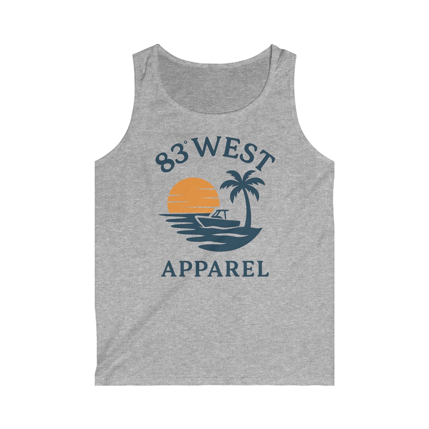 Retro Beach Vibes Tank Top for Men - 83° West Apparel