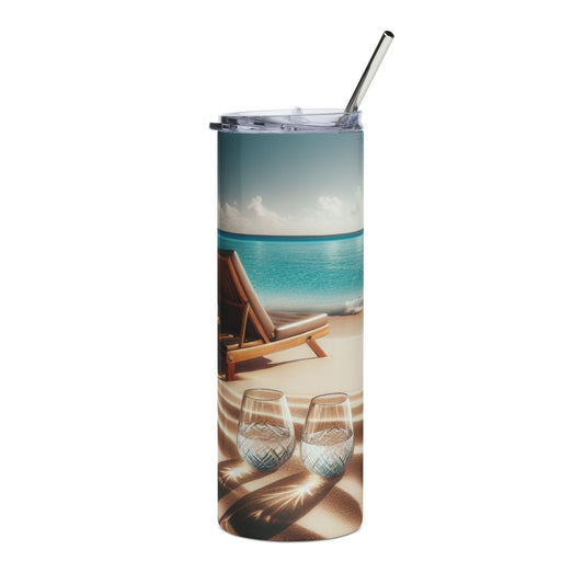 Beach Chairs Stainless Steel Tumbler