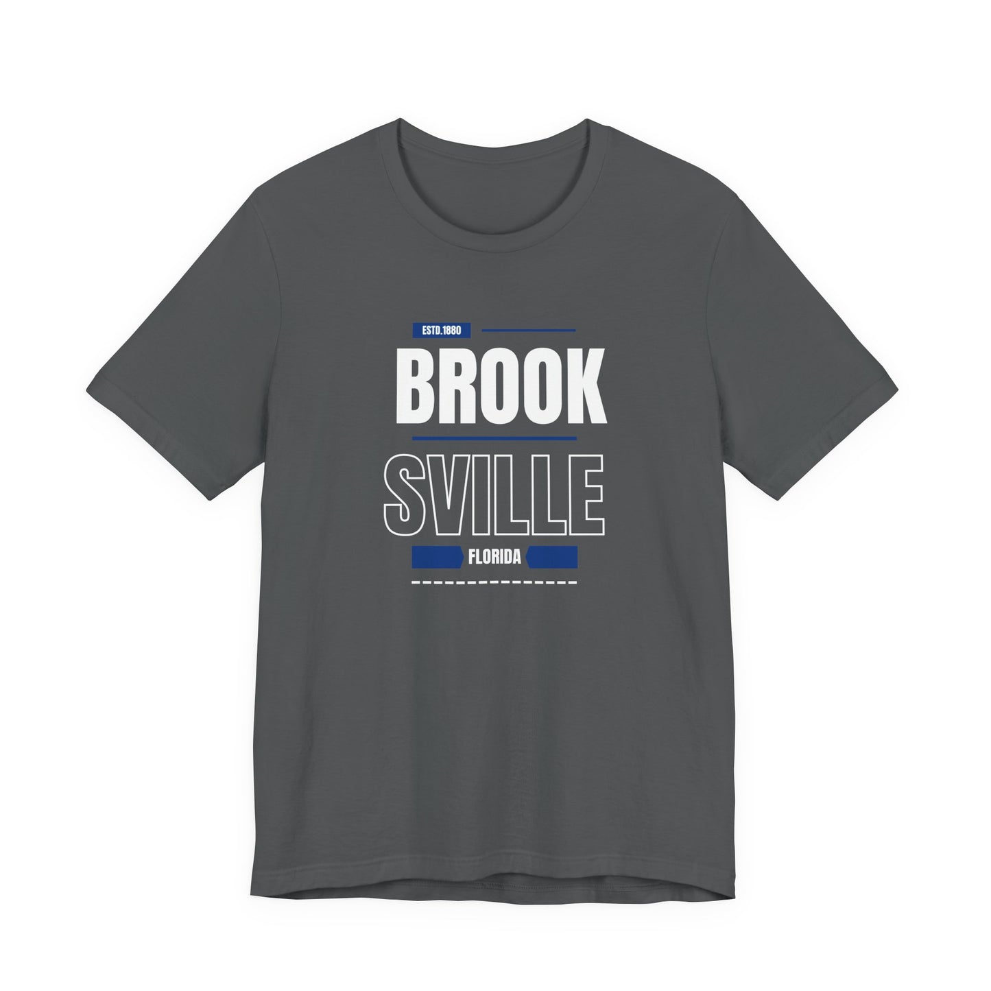Brooksville Florida Unisex Jersey Tee - Retro Vibe T-Shirt for Casual Style