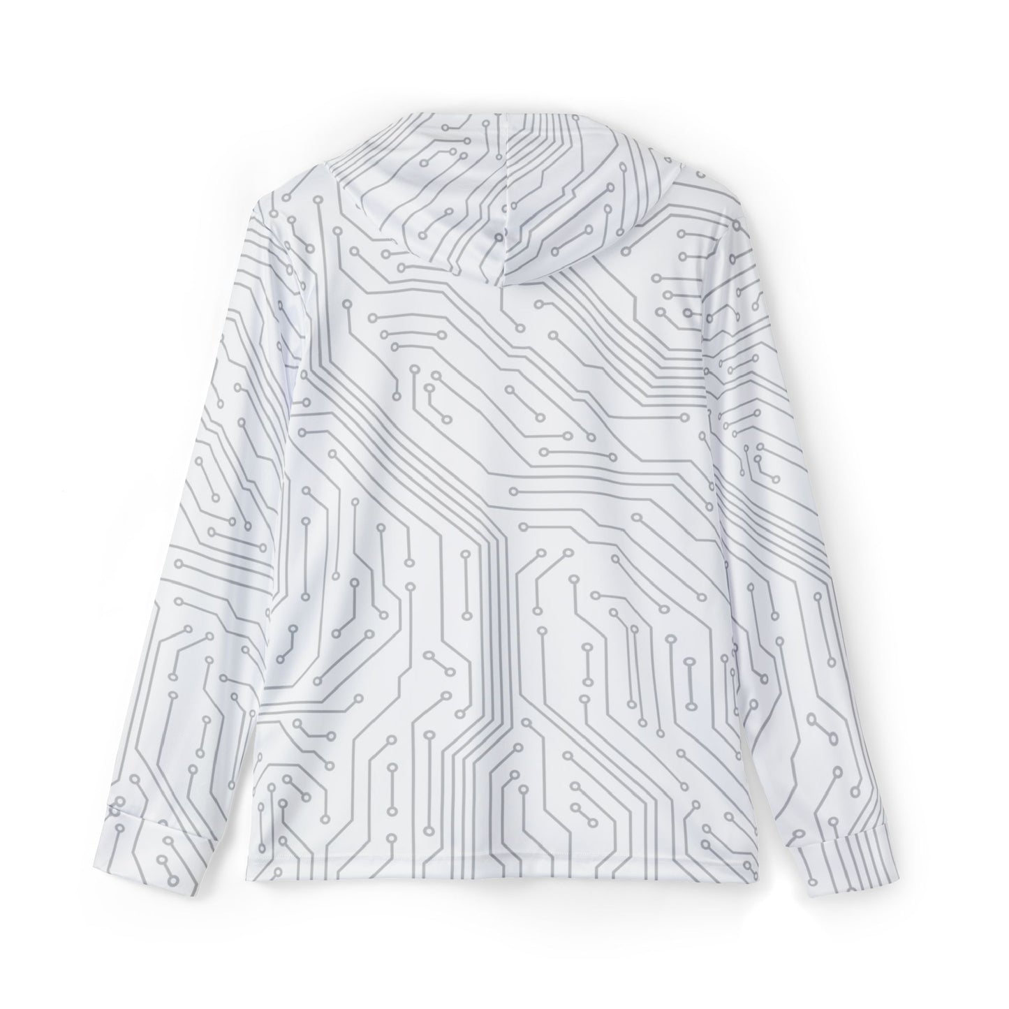AMPED ELECTRICAL Bright Ideas Graphic Men's Tech-Inspired Warmup Hoodie