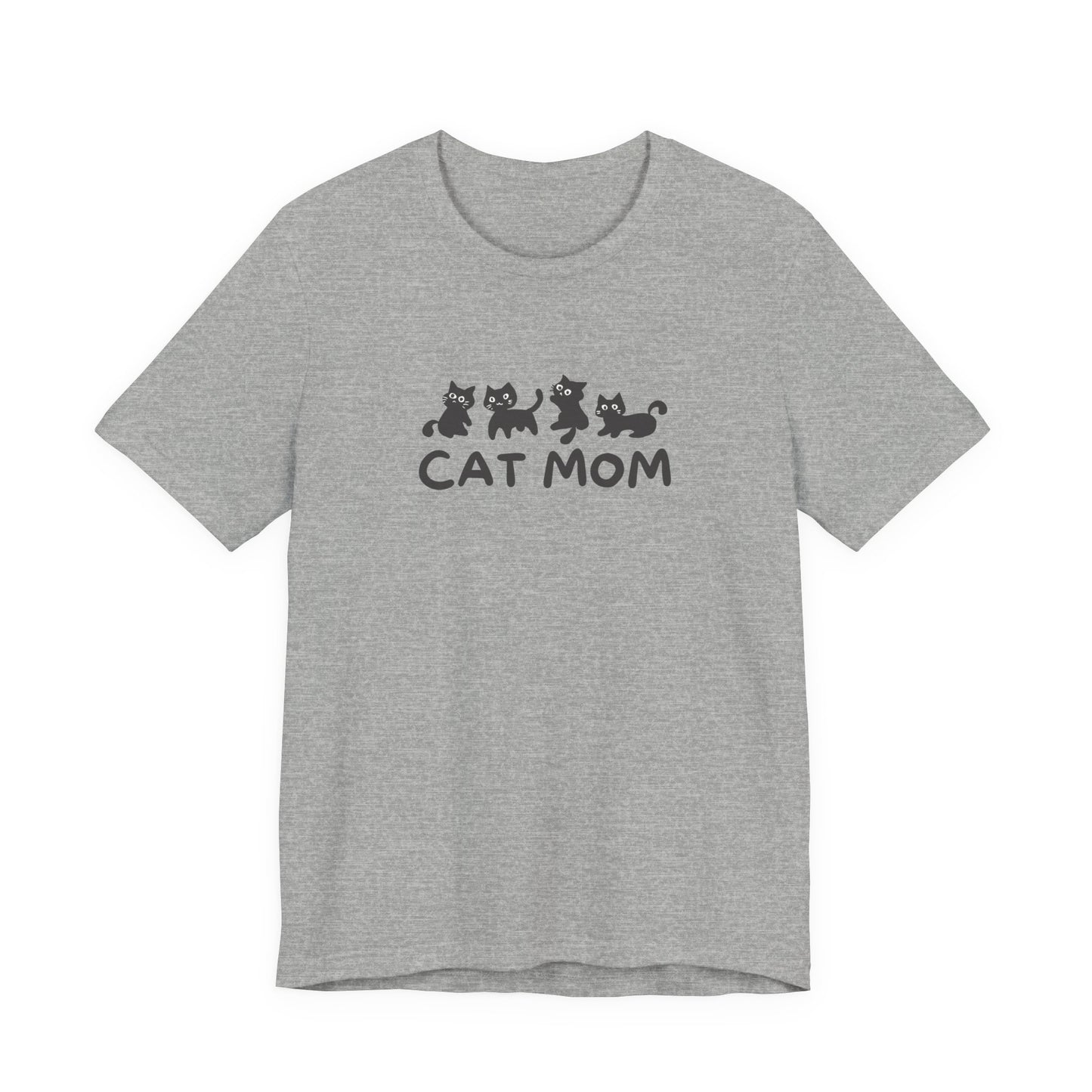 Cat Mom Unisex Jersey Tee - Perfect Gift for Cat Lovers