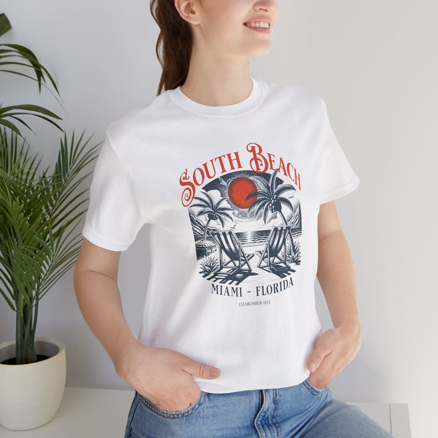 South Beach Miami Unisex Jersey Short Sleeve Tee