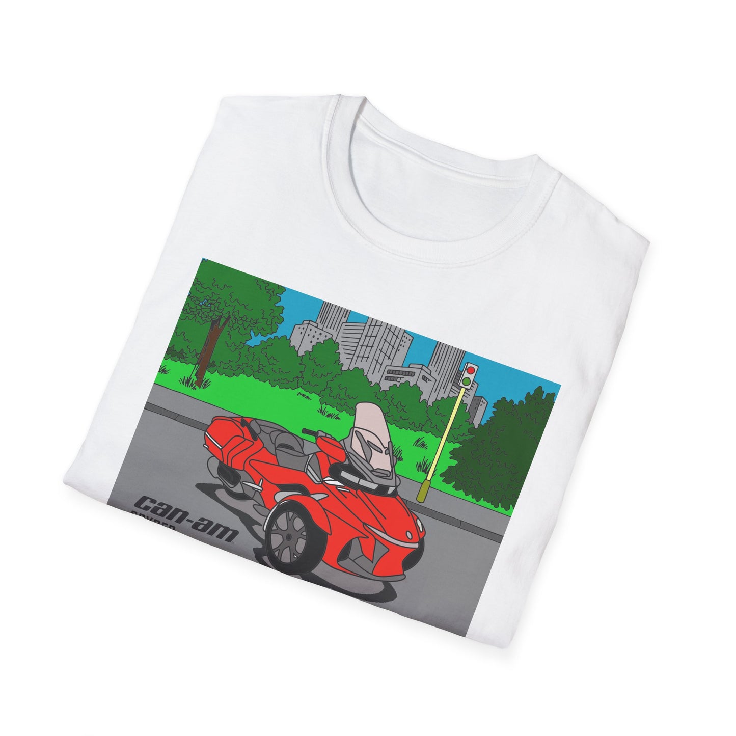 SPYDER Coloring Book Graphic Unisex Softstyle T-Shirt