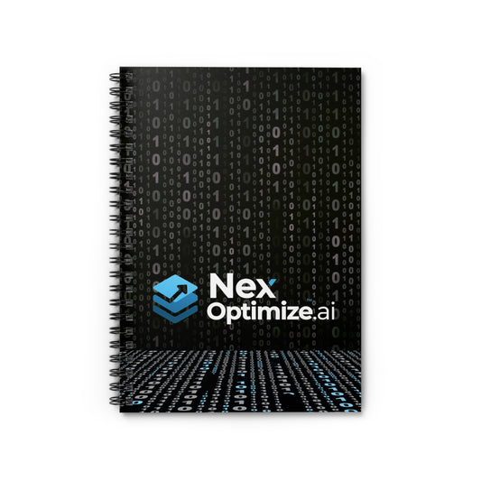 NexOptimize.ai Digital Code Spiral Notebook