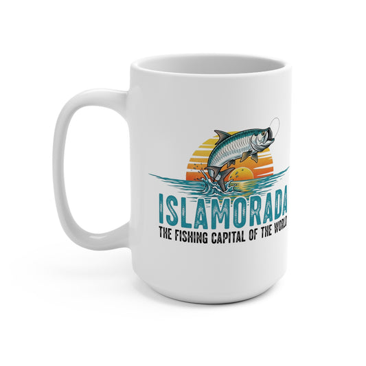 Islamorada Florida Keys Sunset Mug | 15oz Coffee Cup, Coastal Decor Gift, Beach Lover's Mug