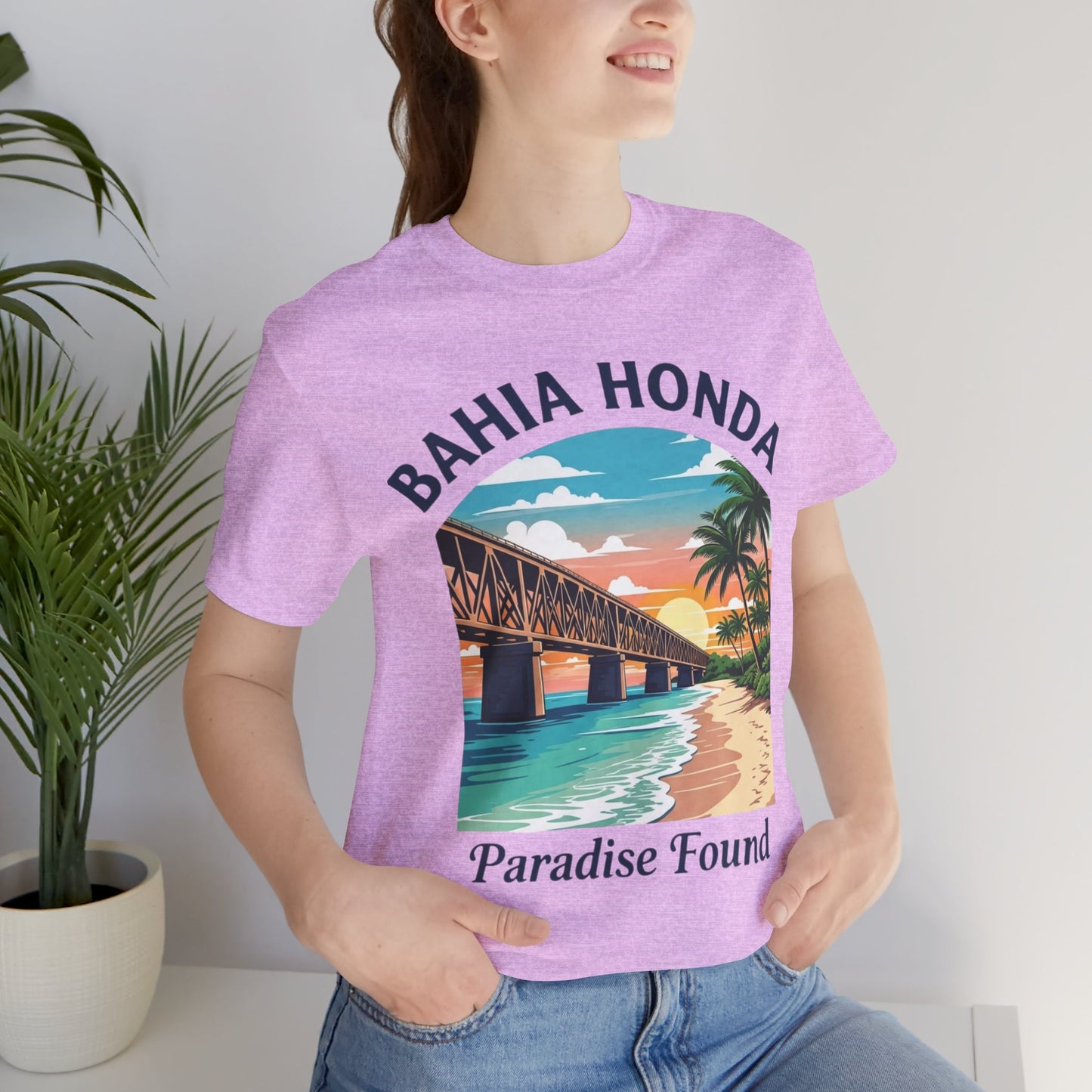 FLORIDA KEYS COLLECTION Bahia Honda Paradise Found Tee, Beach Vibes Shirt, Unisex Summer T-Shirt