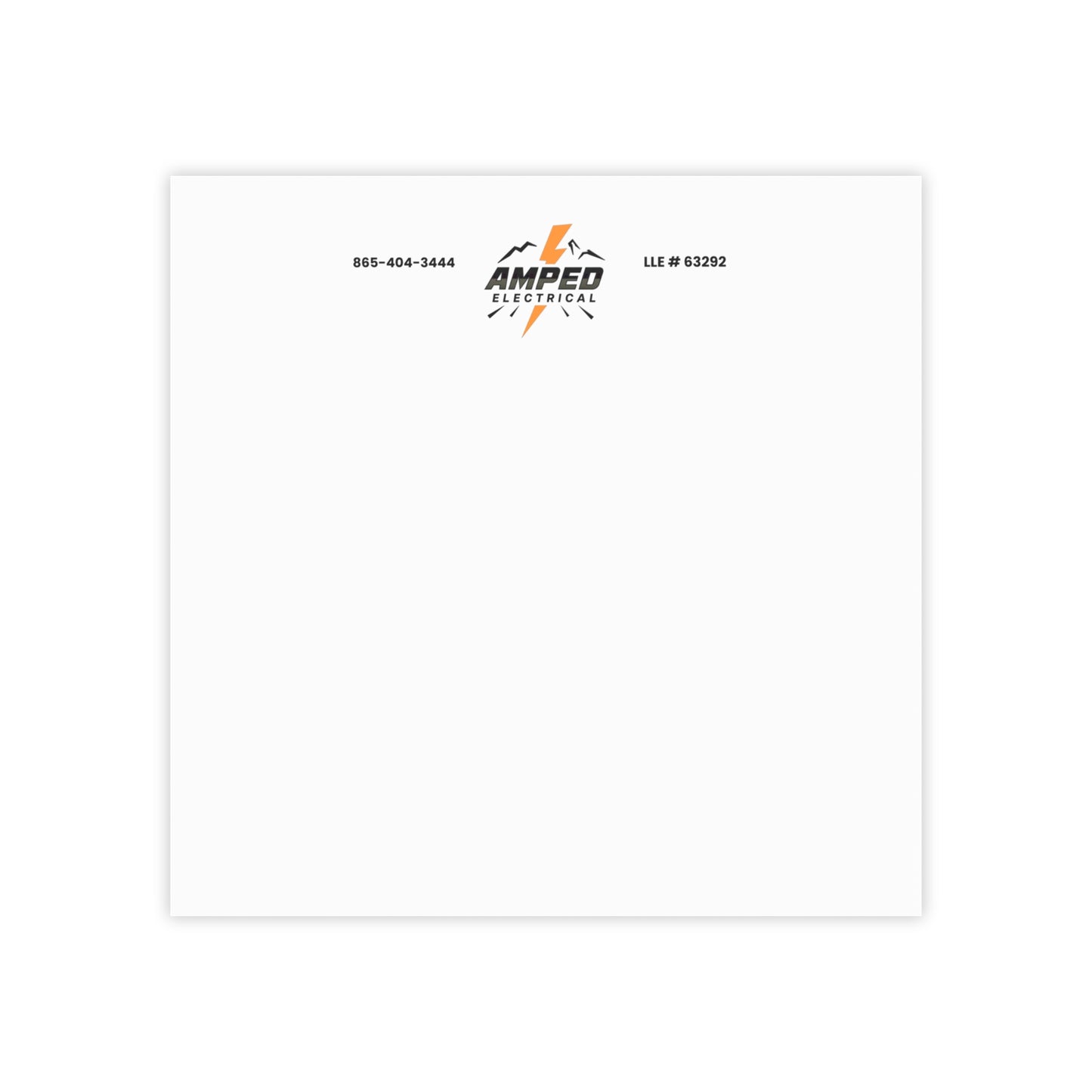 AMPED ELECTRICAL Post-it® Note Pads | Personalized Stationery, Office Supplies