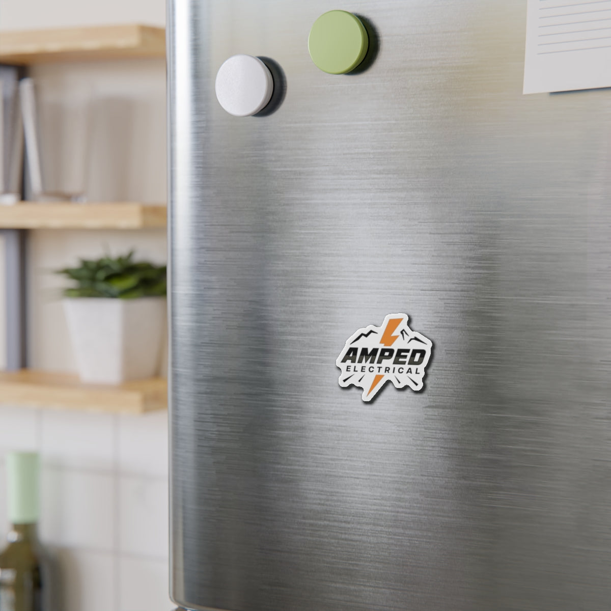 AMPED ELECTRICAL Die-Cut Magnet | Perfect for Electricians