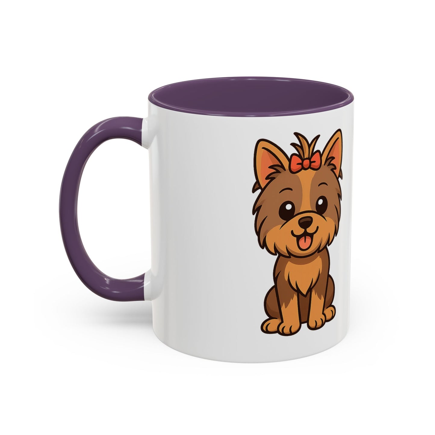 Cute Yorkshire Terrier Accent Coffee Mug - Pet Lover Gift