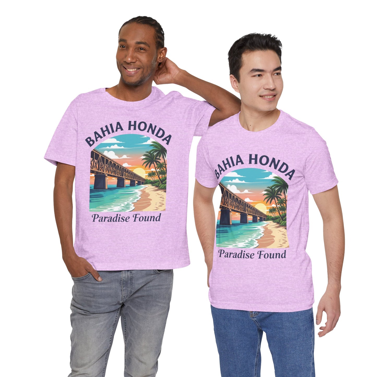 FLORIDA KEYS COLLECTION Bahia Honda Paradise Found Tee, Beach Vibes Shirt, Unisex Summer T-Shirt