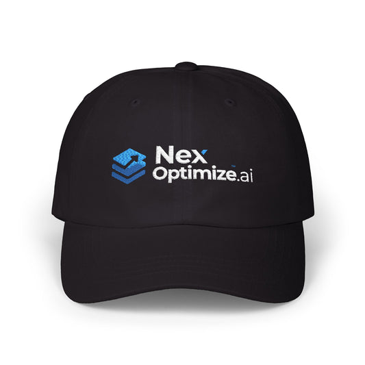 NexOptimize AI Baseball Cap with NexOptimize.ai Logo