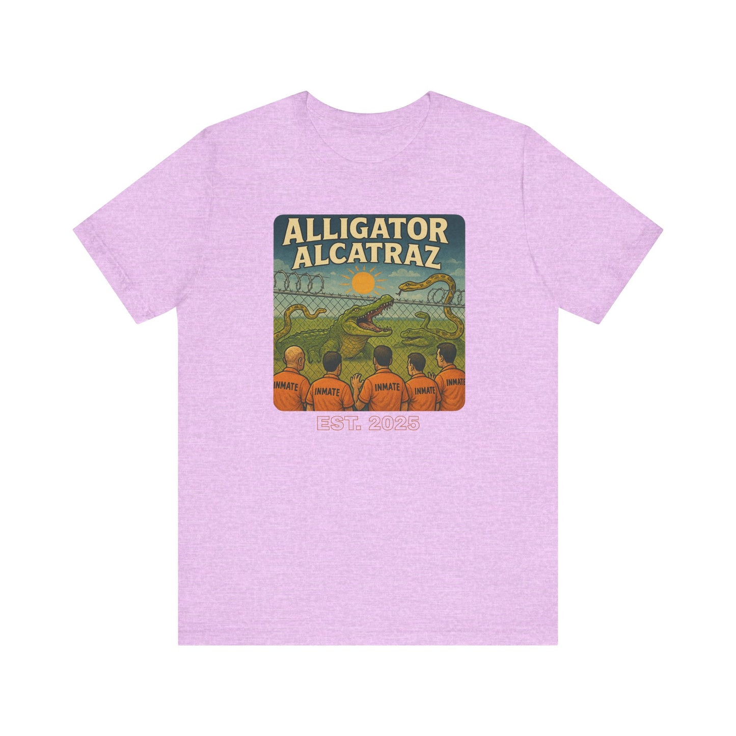 Vintage Alligator Alcatraz Tee: Fun Graphic Tee