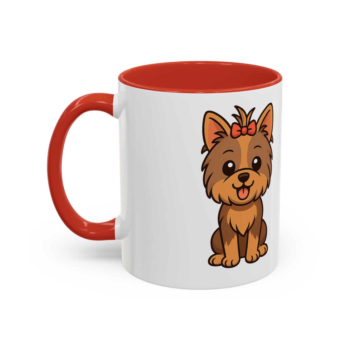 Cute Yorkshire Terrier Accent Coffee Mug - Pet Lover Gift