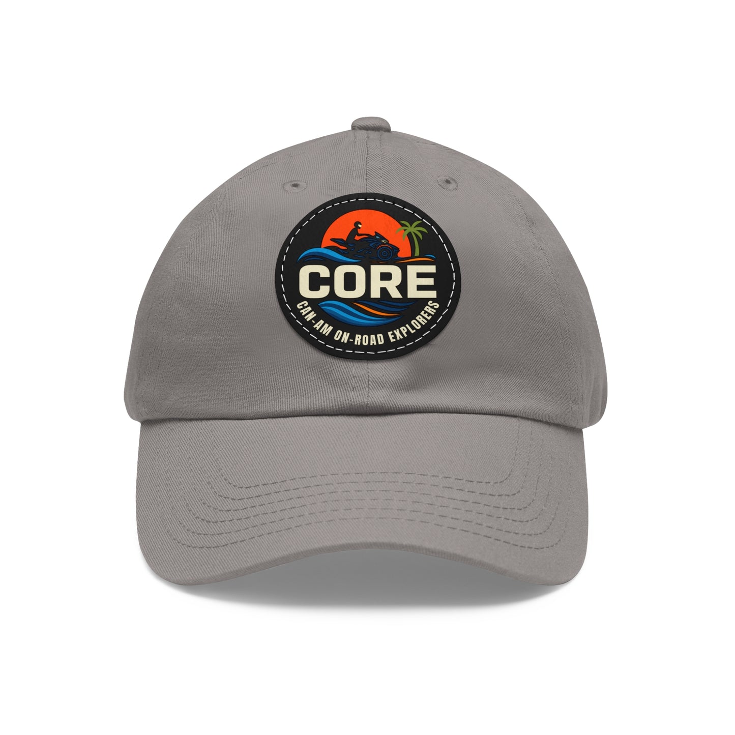 CORE Hat with Round Leather Patch | Outdoor Explorer Cap