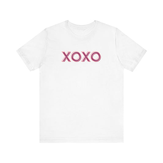 XOXO Unisex Jersey Tee - Perfect for Valentine's Day & Everyday Love