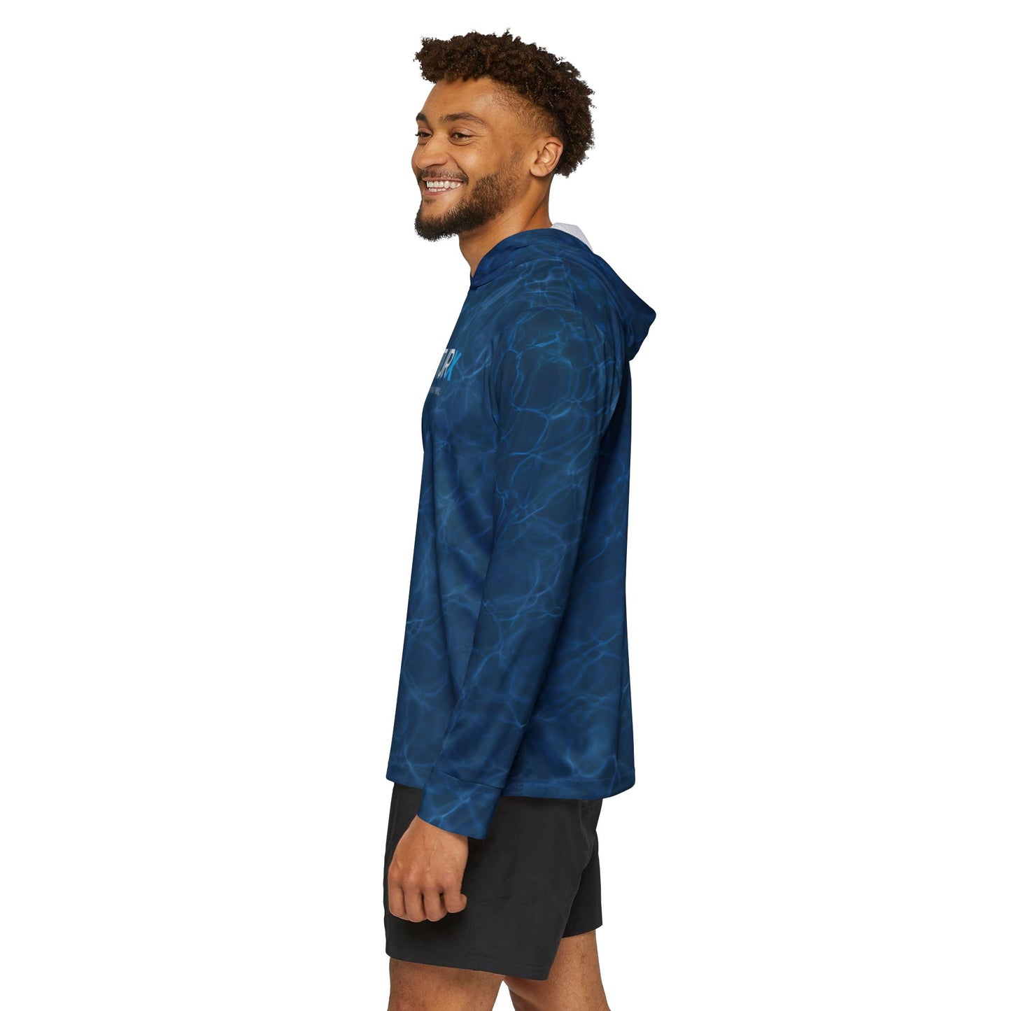 VENTURX™ Men's Sports Water-Inspired Warmup Hoodie, Athletic Hoodie UPF 50+