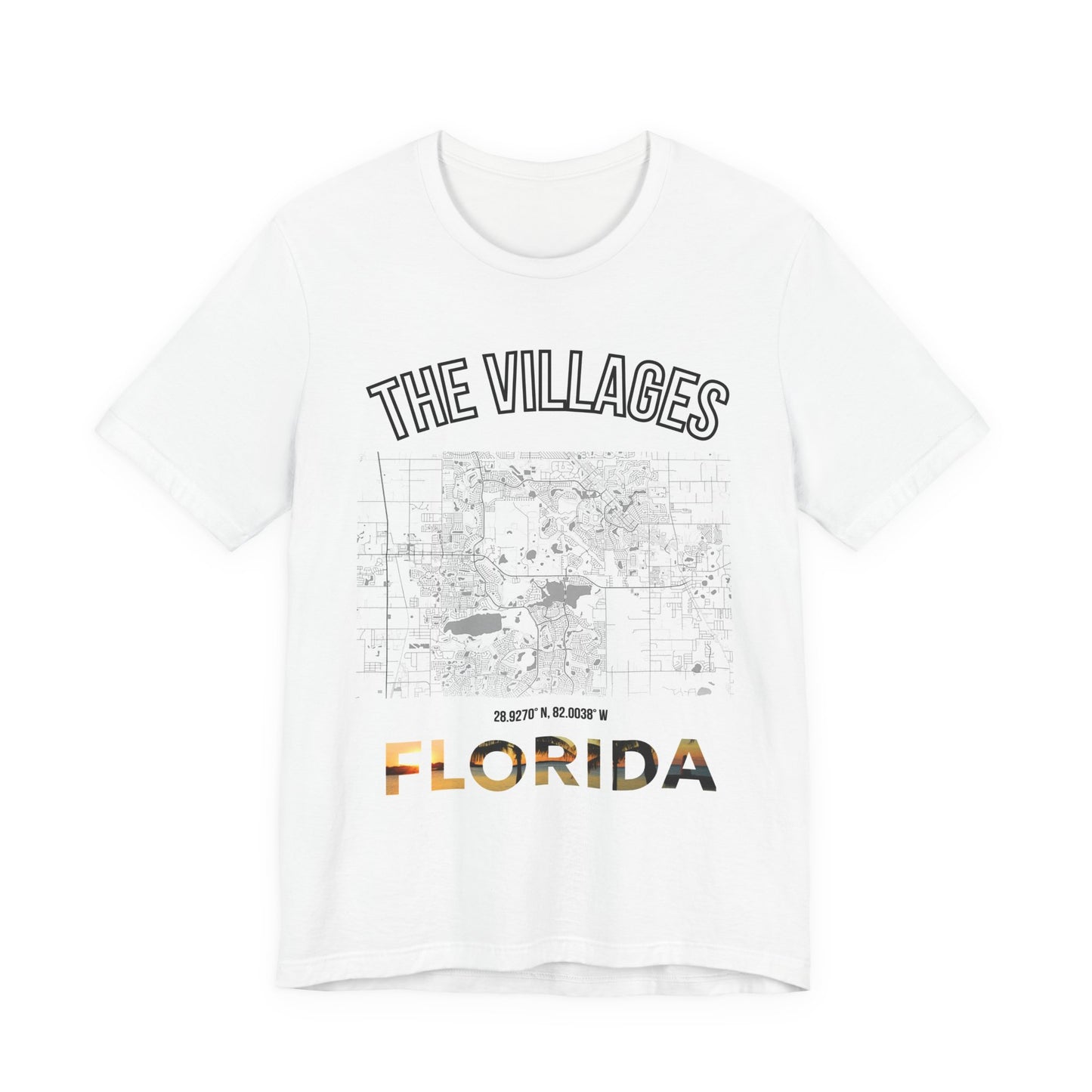 Sunshine State Vibe Tee - The Villages, Florida Graphic T-Shirt