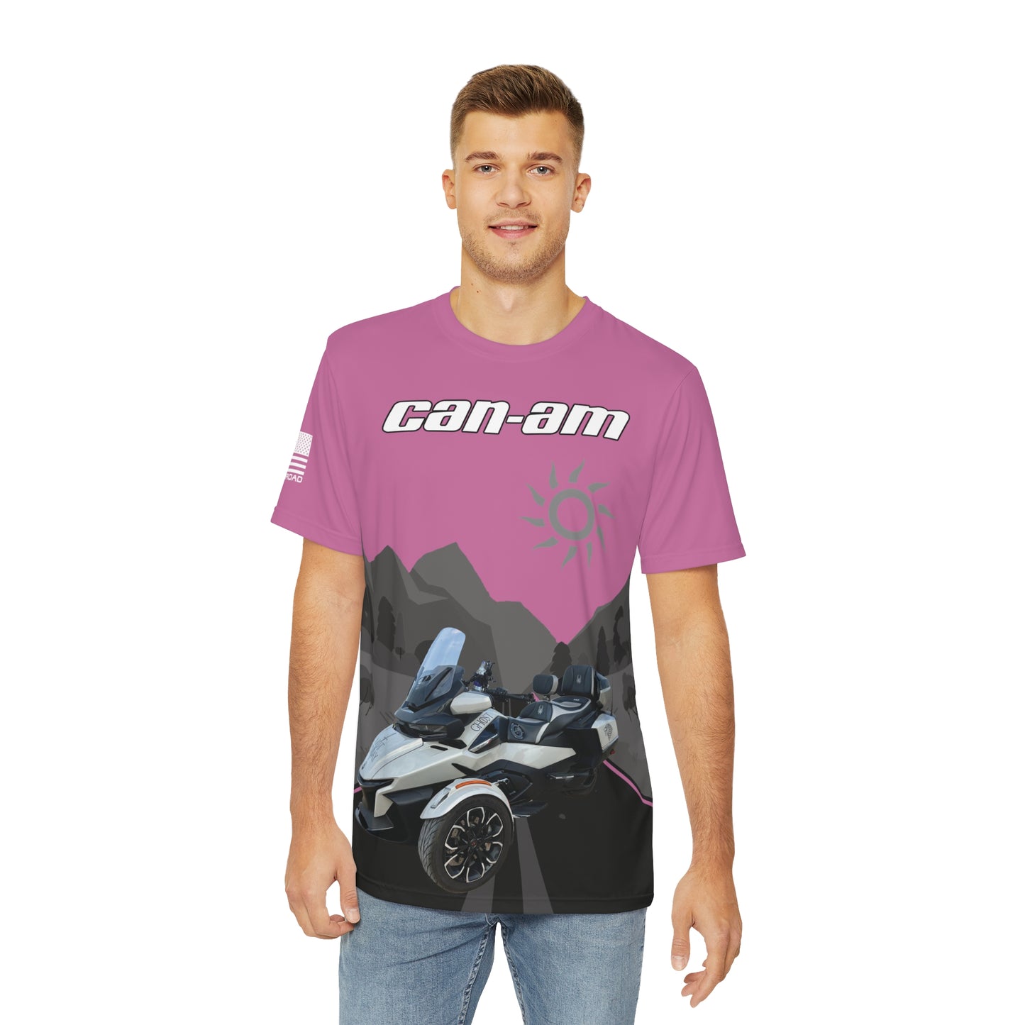 CAN-AM SPYDER SCENIC FWC EDITION T-SHIRT PINK GHOST EDITION