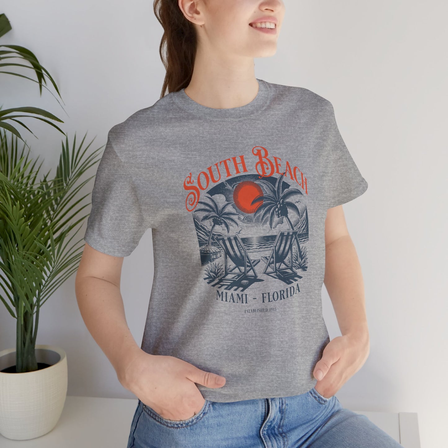 South Beach Miami Unisex Jersey Short Sleeve Tee